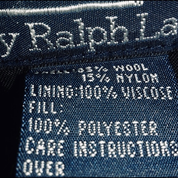 POLO RALPH LAUREN Wool Blend Zip Jacket L - Picture 3 of 6